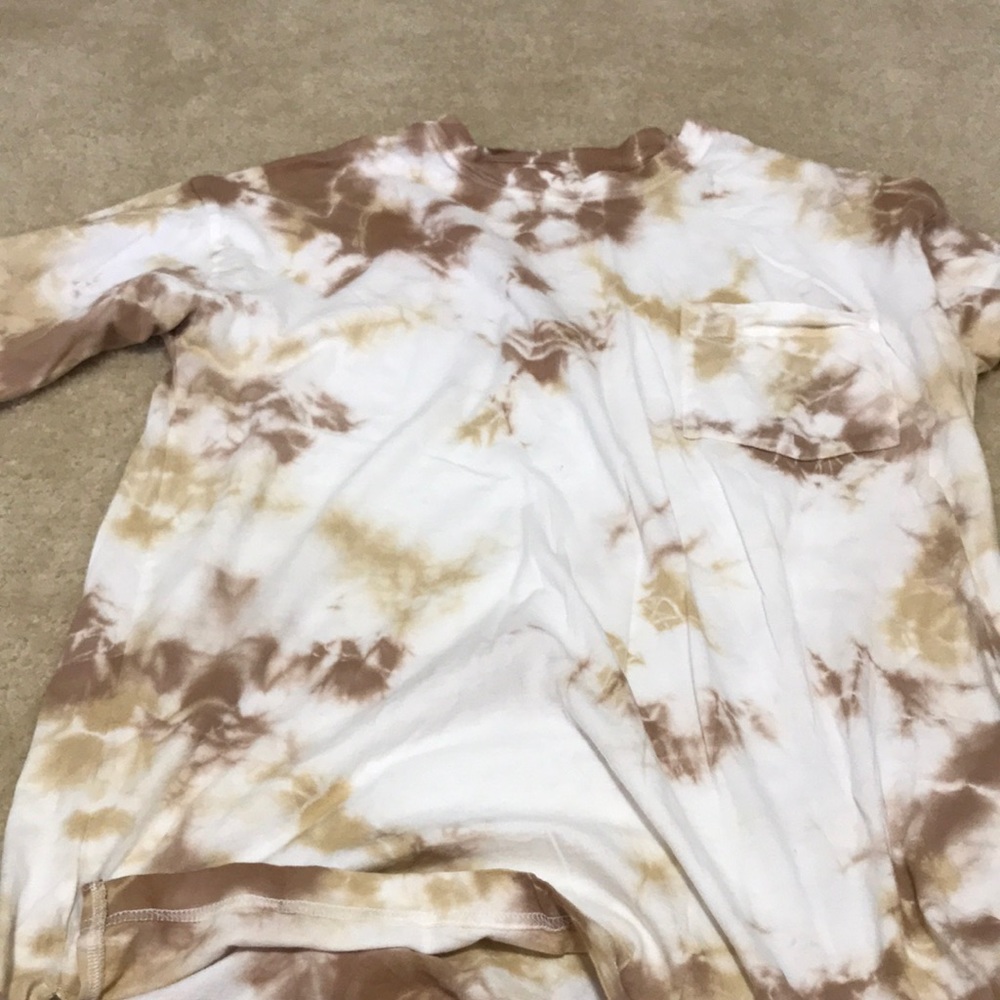 PINK caramel long sleeve shirt